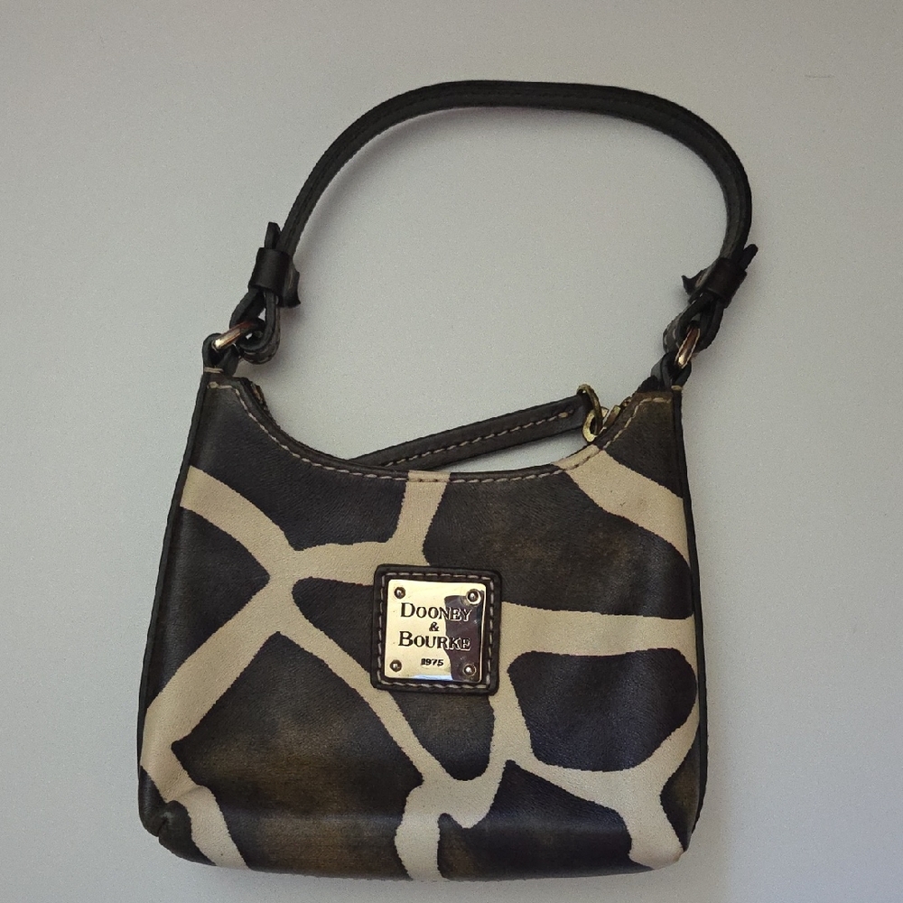 Dooney & Bourke Brown and Cream Purse